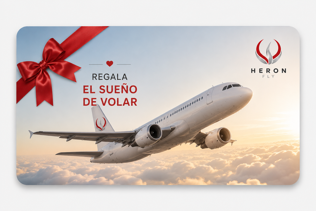 Tarjeta Regalo Física – (1 hora de vuelo) 99€, antes 119€